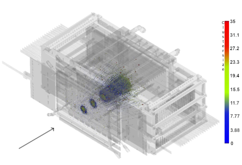 Illustration of particle detector